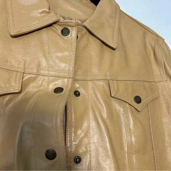 Finity Women's‎ Tan Leather Jacket