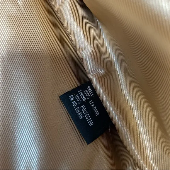 Finity Women's‎ Tan Leather Jacket