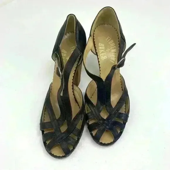 Fiorentini &amp; Baker Leather shoes made in Italy EU 38 US 7.5 EUC