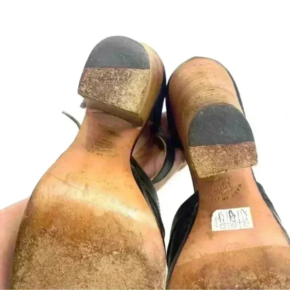 Fiorentini &amp; Baker Leather shoes made in Italy EU 38 US 7.5 EUC