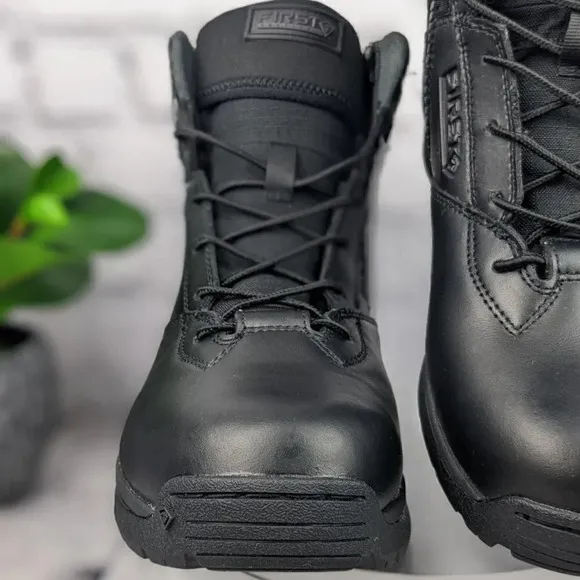First Tactical leather boots, 9.5D M, 6&quot; zip, duty, work, range, first responder