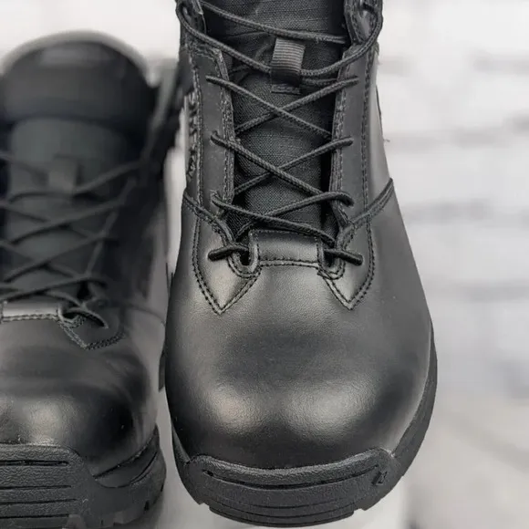 First Tactical leather boots, 9.5D M, 6&quot; zip, duty, work, range, first responder