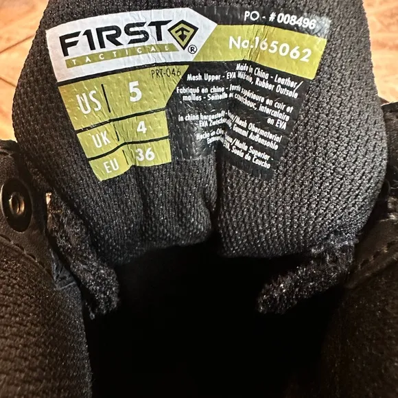 First Tactical Urban Operator H₂O Side -Zip Mid Combat Boot