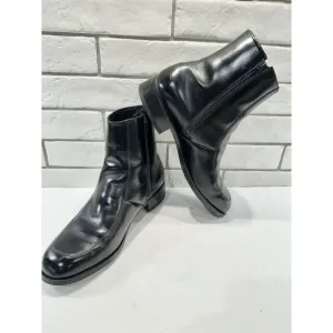Florsheim Men's Boots SZ 8.5EEE Black Leather Ankle Boots