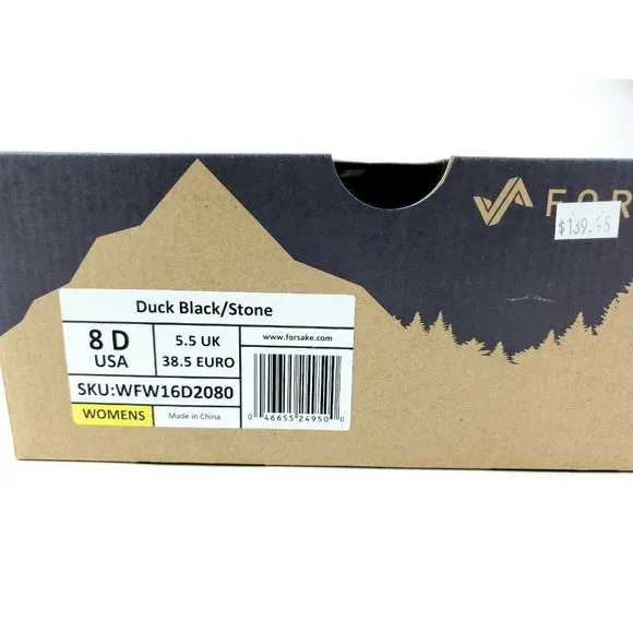 Forsake Women's Duck Boot | Black Stone Size 8 D L