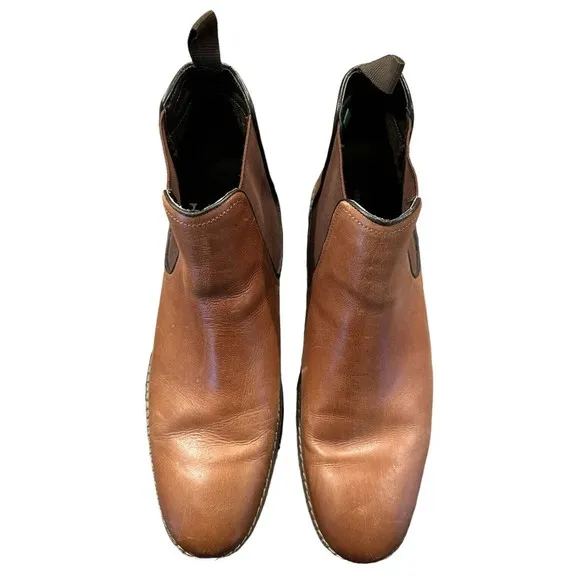 Franco Fortini Men's Trevor Chelsea Leather Ankle Boots Size 13 EUC‎