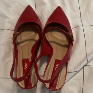 Franco Sarto Red Heeled Elegance- Size 8