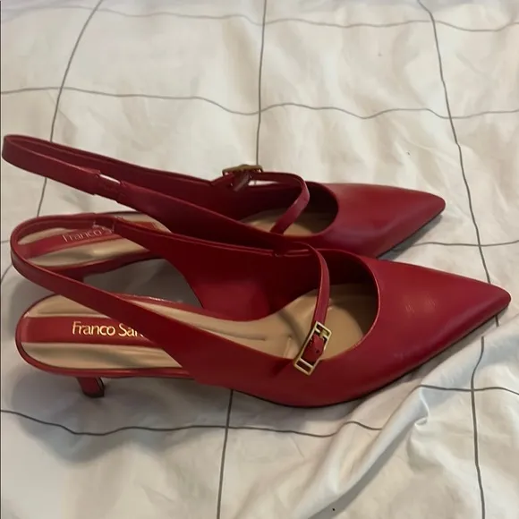 Franco Sarto Red Heeled Elegance- Size 8