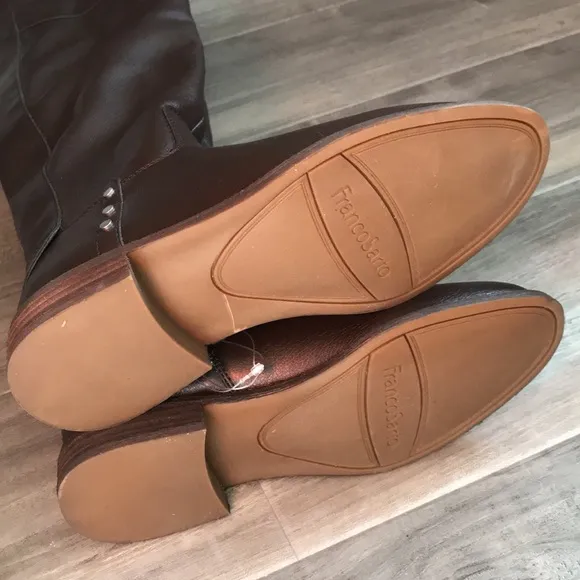 Franco Sarto women Halenna Leather winter long boots.