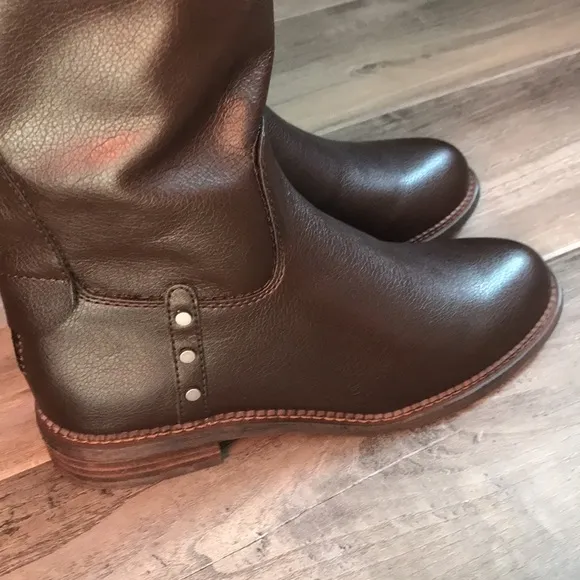 Franco Sarto women Halenna Leather winter long boots.