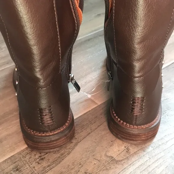 Franco Sarto women Halenna Leather winter long boots.