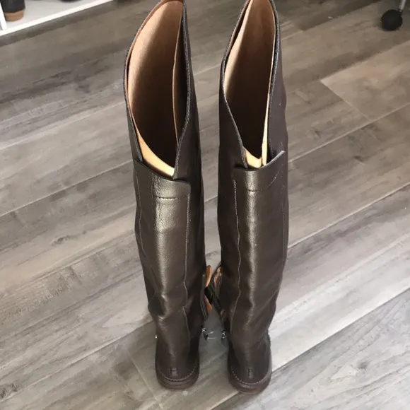Franco Sarto women Halenna Leather winter long boots.