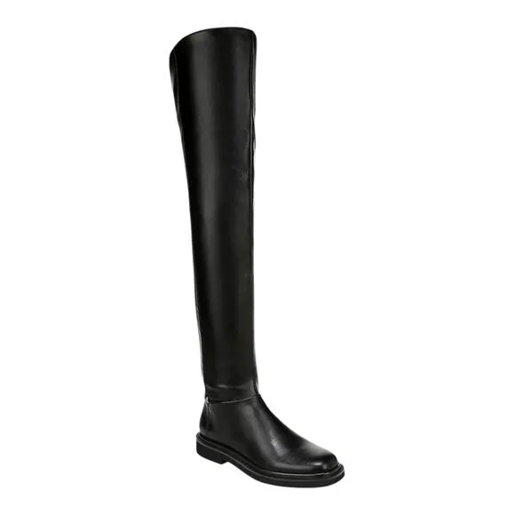 Franco Sarto Women's Angeli Over the Knee Boots Black Size 7 1/2