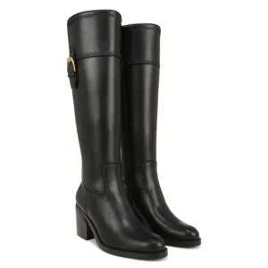 Franco Sarto Womens Faux-Leather Riding Tall Knee-High Boots Size 8.5