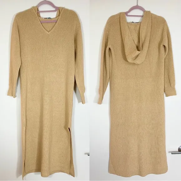 Free People Beach Claudia Ribbed Midi Sweater Dress