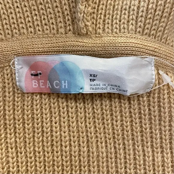Free People Beach Claudia Ribbed Midi Sweater Dress