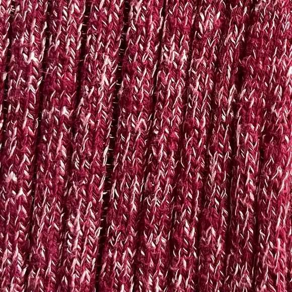 Free People Better Days Ribbed Knit Midi Pull-On Stretchy Sweater Skirt Maroon