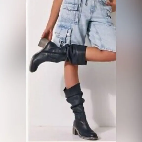 Free People Essential Tall Slouch Boots Size 8/41 NWOT