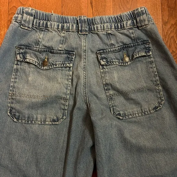 Free People Maeve Low Slung Oversized Trouser Jeans -Size Small