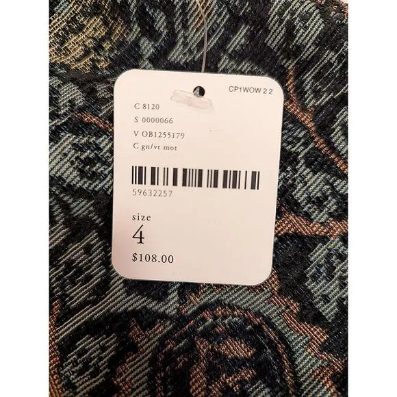 Free People On The Go-Go Jacquard Mini Skirt - NWT