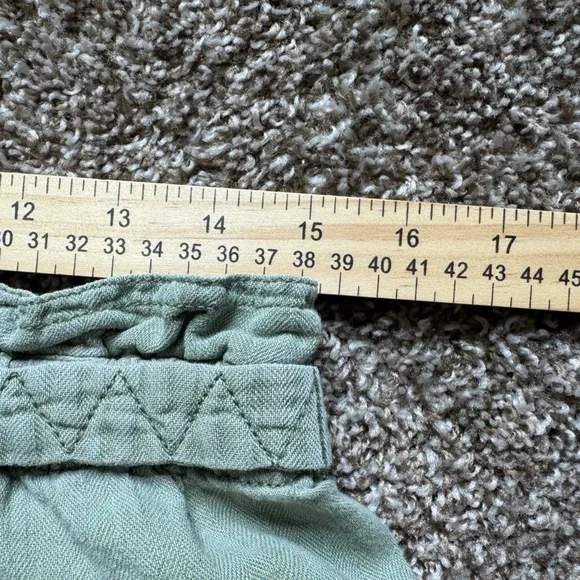 FREE PEOPLE Topanga Cuff Shorts Oil Green Medium