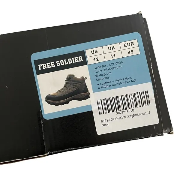 Free Soldier Tactical Military Hiking Boots
