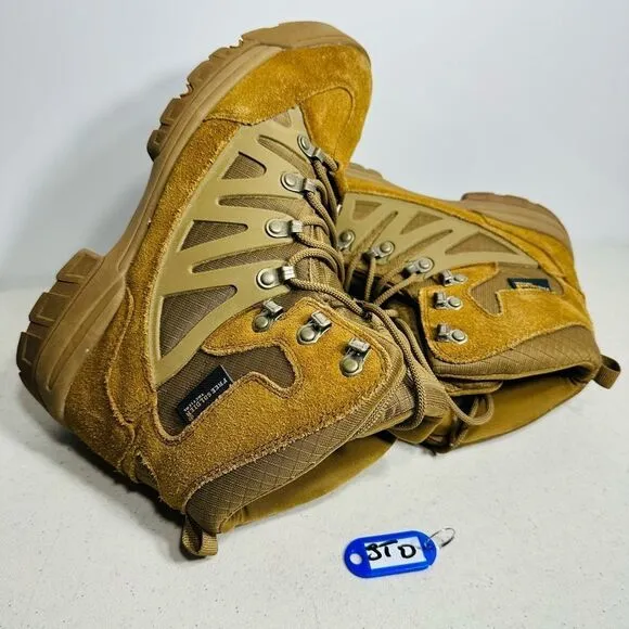 Free Soldier Mens Tactical Boots Black Lace Up ACC0012  Breathable EU 45 US 9