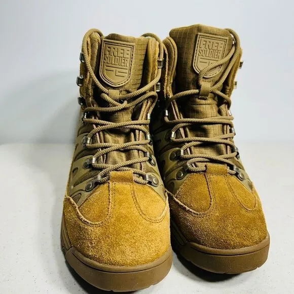 Free Soldier Mens Tactical Boots Black Lace Up ACC0012  Breathable EU 45 US 9
