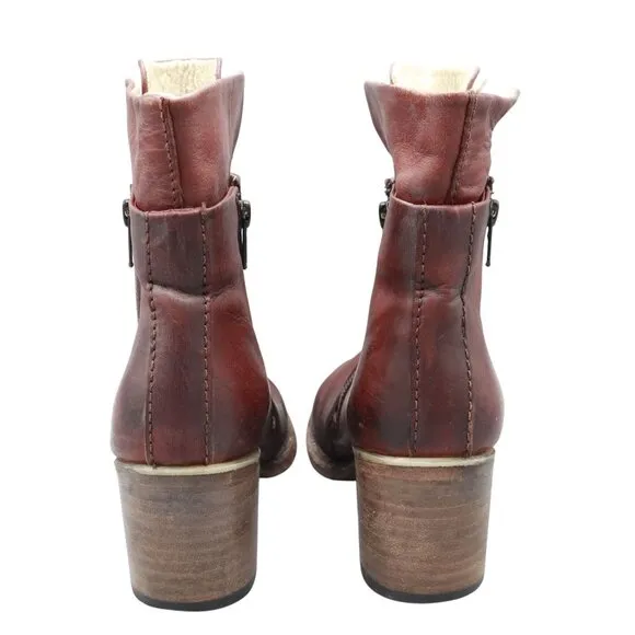 Freebird By Steven Carly Boots Women 9 Burgundy Classic Professional Boho Rustic