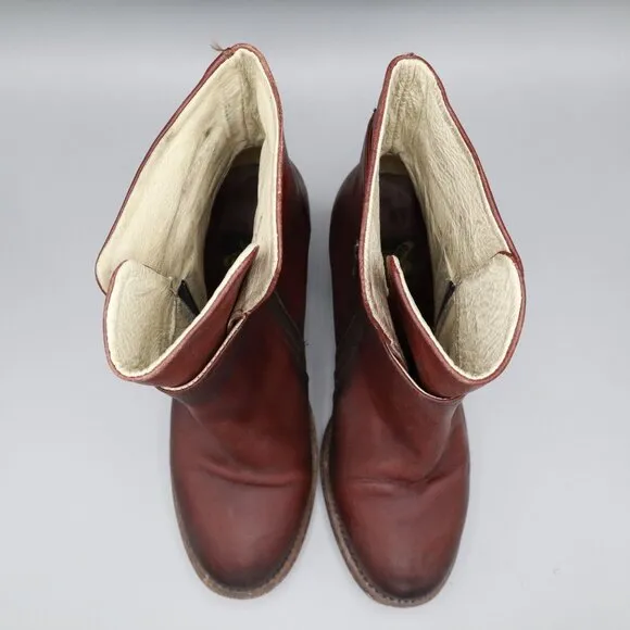 Freebird By Steven Carly Boots Women 9 Burgundy Classic Professional Boho Rustic