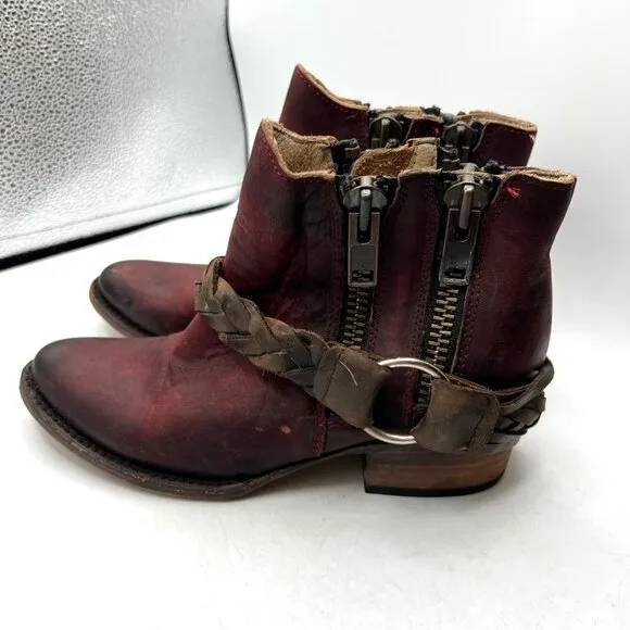 Freebird by Steven Clash Leather Ankle Boot Size 6