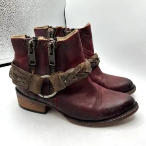 Freebird by Steven Clash Leather Ankle Boot Size 6