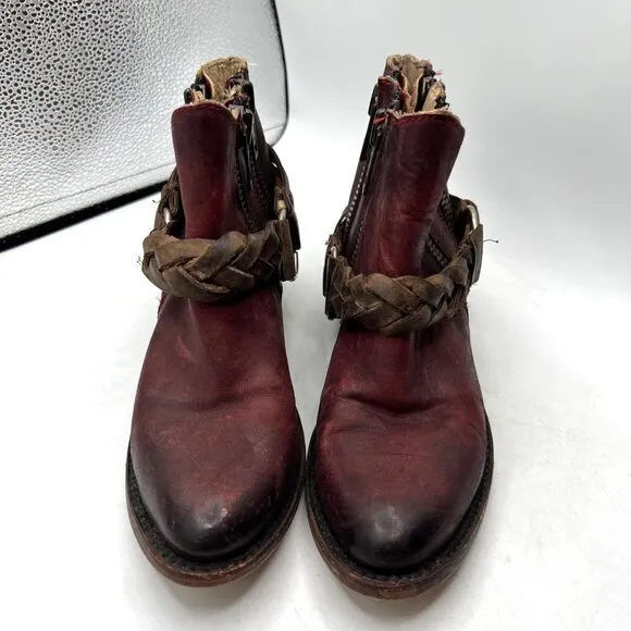 Freebird by Steven Clash Leather Ankle Boot Size 6