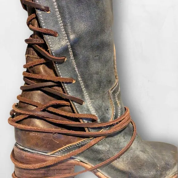 Freebird by Steven Most Wanted Coal Boot in Rare and Retired &quot;Ice&quot; Color size 8