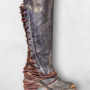 Freebird by Steven Most Wanted Coal Boot in Rare and Retired &quot;Ice&quot; Color size 8