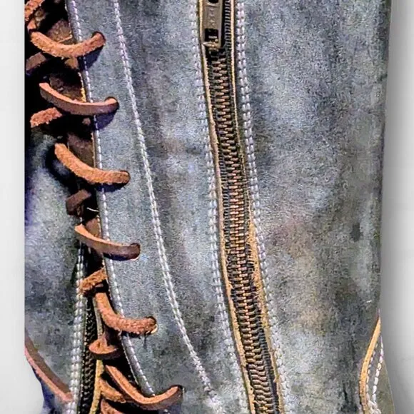 Freebird by Steven Most Wanted Coal Boot in Rare and Retired &quot;Ice&quot; Color size 8