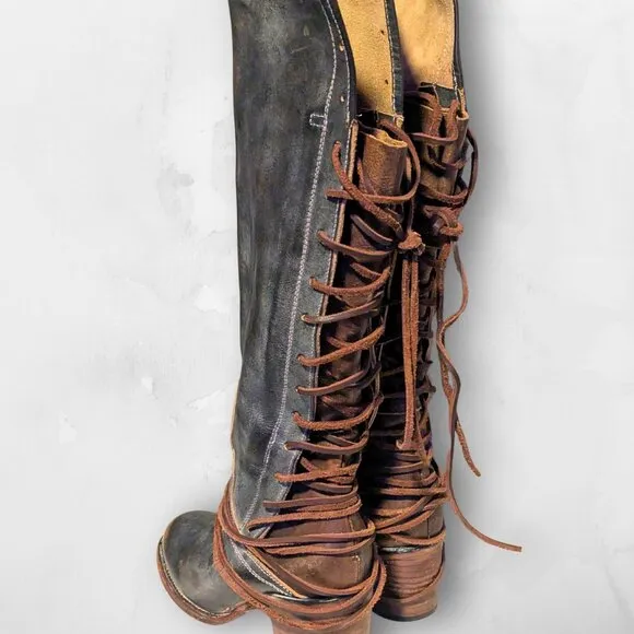 Freebird by Steven Most Wanted Coal Boot in Rare and Retired &quot;Ice&quot; Color size 8