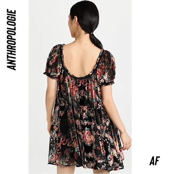 FREE PEOPLE BEAUTIFUL BLOOMS MINI DRESS NWT XS
