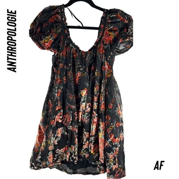 FREE PEOPLE BEAUTIFUL BLOOMS MINI DRESS NWT XS