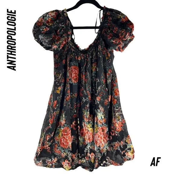 FREE PEOPLE BEAUTIFUL BLOOMS MINI DRESS NWT XS