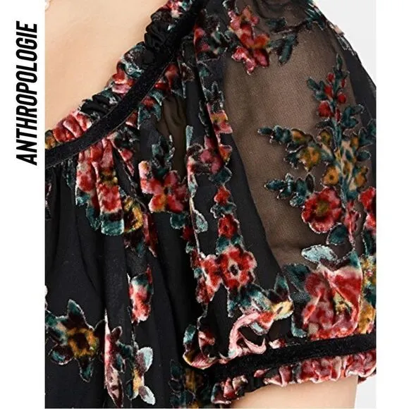 FREE PEOPLE BEAUTIFUL BLOOMS MINI DRESS NWT XS