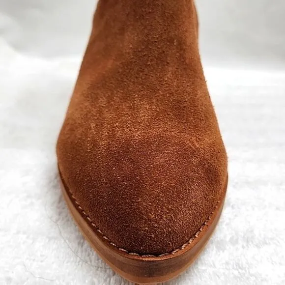 FRYE &amp; CO. KAYE CHELSEA WEDGE ZIPPER ANKLE BOOTIES SIZE 7 NWOB CUTE😍