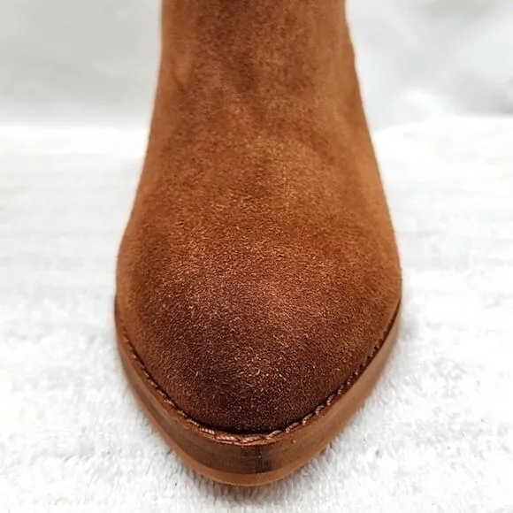 FRYE &amp; CO. KAYE CHELSEA WEDGE ZIPPER ANKLE BOOTIES SIZE 7 NWOB CUTE😍