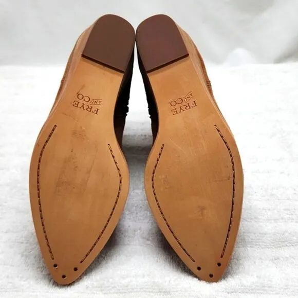 FRYE &amp; CO. KAYE CHELSEA WEDGE ZIPPER ANKLE BOOTIES SIZE 7 NWOB CUTE😍