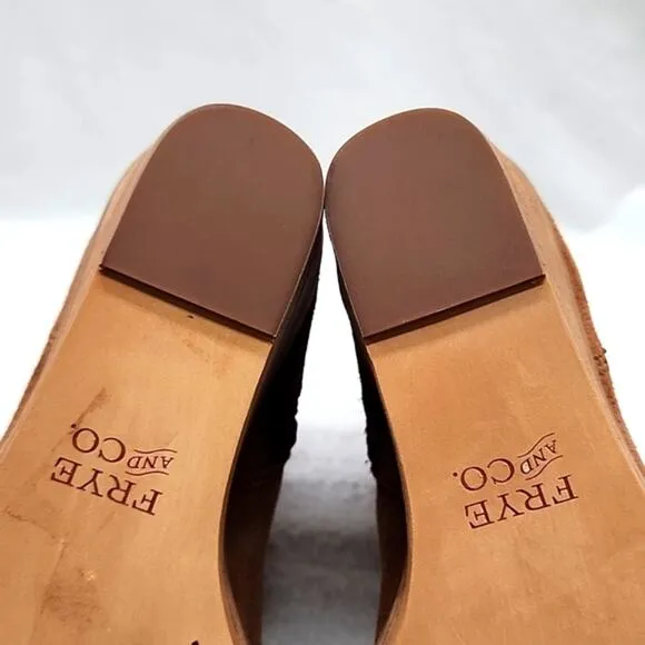 FRYE &amp; CO. KAYE CHELSEA WEDGE ZIPPER ANKLE BOOTIES SIZE 7 NWOB CUTE😍