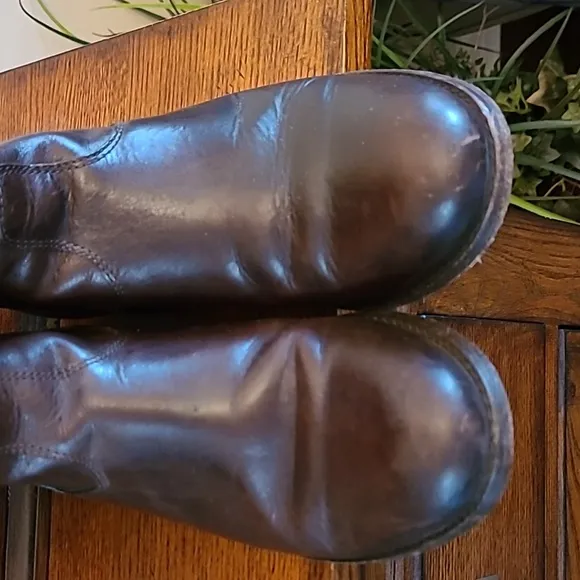 Frye brown leather riding boots, size 7.5