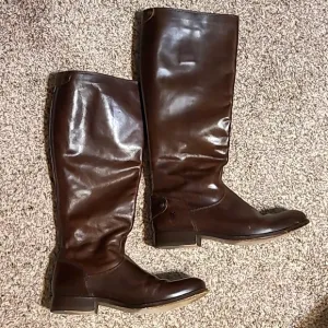 Frye brown leather riding boots, size 7.5