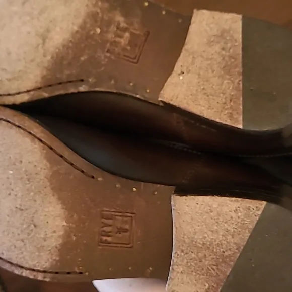 Frye brown leather riding boots, size 7.5