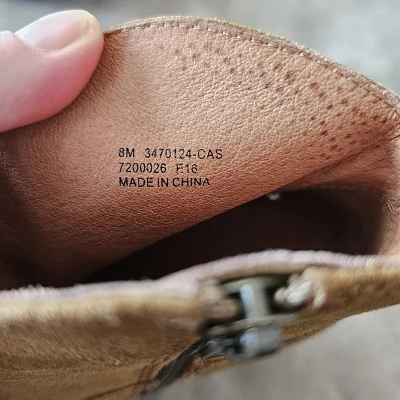 Frye Madeline Short In Cashew Brown Ankle Boots
