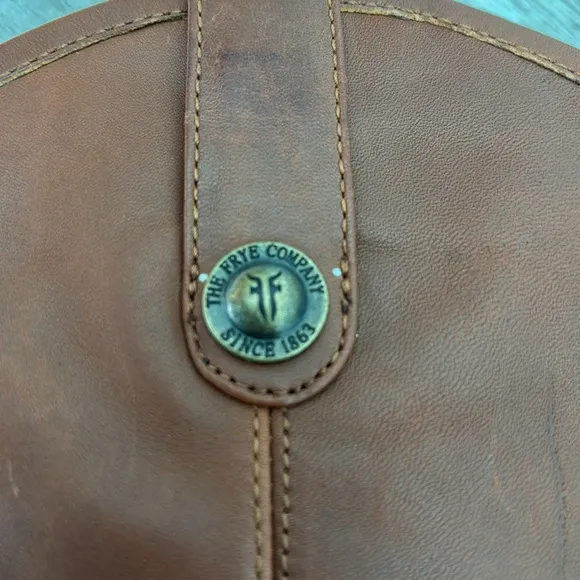 Frye Melissa Button Youth Western Short Boots Brown size Youth 4